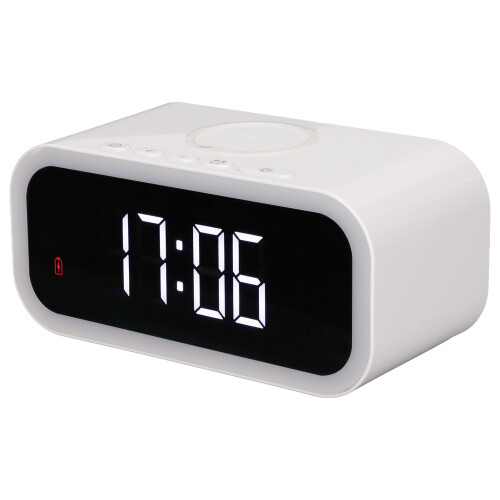 Night Light Alarm Clock 4in1 15W Wireless Charging Warm White LED 2