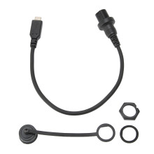 Motorcycle Dash Type C Extension Cable 0.3m Waterproof Male to Female