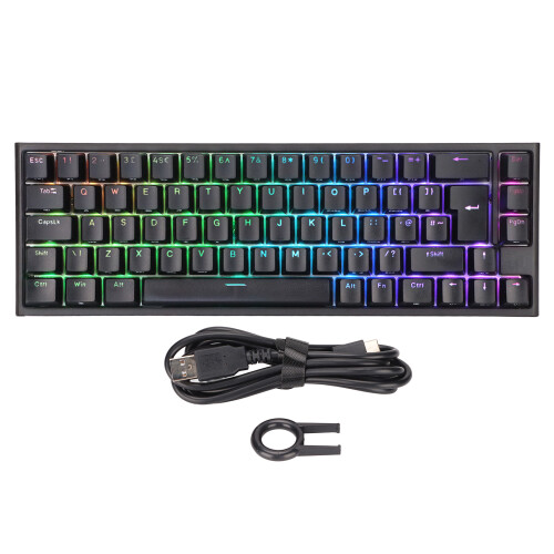 Mechanical Keyboard 68 Keys RGB Backlit Type C USB Gaming
