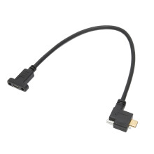 Type C to Type C Cable 10Gbps 5A 4k Gold Plated 16+1 Cores 0.3M