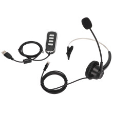 RJ9 Business Headset Monaural with Mic for Telephone Counselling