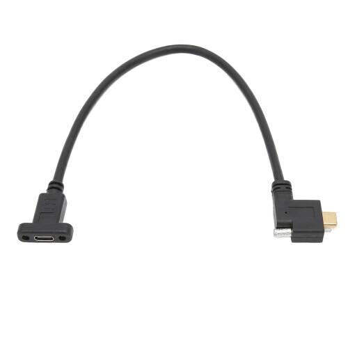 Type C to Type C Cable 10Gbps 5A 4k Gold Plated 16+1 Cores 0.3M 1