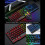 T-WOLF TF800 4-Piece Gaming Combo Keyboard Mouse Headset Anti-slip Pad 4