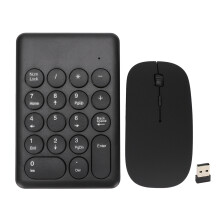 Portable Slim 2.4GHz USB Wireless Keyboard Mouse Combo