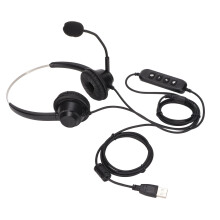 H360D USB Business Headset Binaural with Volume/Mute Control