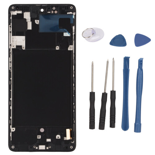 OLED Display with Frame for Galaxy A71 1