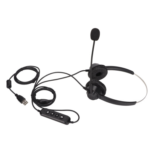 H360D USB Business Headset Binaural with Volume/Mute Control 1
