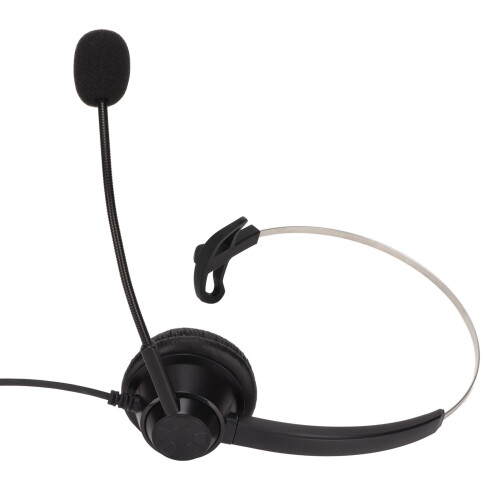 H360-PC Wired Single Ear Headset 3.5mm Plug Noise Cancelling Mic 2