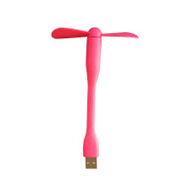 (Orange) Mini USB Fan Ultra Quiet Detachable Portable Pocket Fan Pink