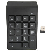 Mini Wireless Numpad 18 Keys 2.4GHz Ergonomic Laptop