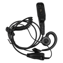 2PCS Earhook Headset G Shape Earbuds Mic for APX4000-8000 XPR6100-6550