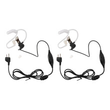2Pcs 2 Way Radio Earpiece Walkie Talkie Midland GXT1000VP4-1050VP4 VOX