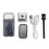 (Orange) Waterproof Rechargeable Beard Trimmer Noiseless Blue 1