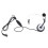 2 Way Radio Earphone Single Sided Mic Intercom Headset K Push To Talk 1
