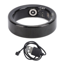 (11) Smart Ring Black Temp Sleep Tracking Step Counter Size 11