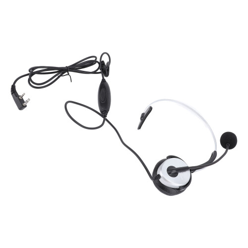 2 Way Radio Earphone Single Sided Mic Intercom Headset K Push To Talk 2