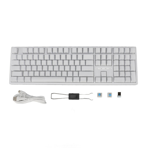 108 Keys Mechanical Keyboard Blue Switch 2.4G Wireless Type C RGB