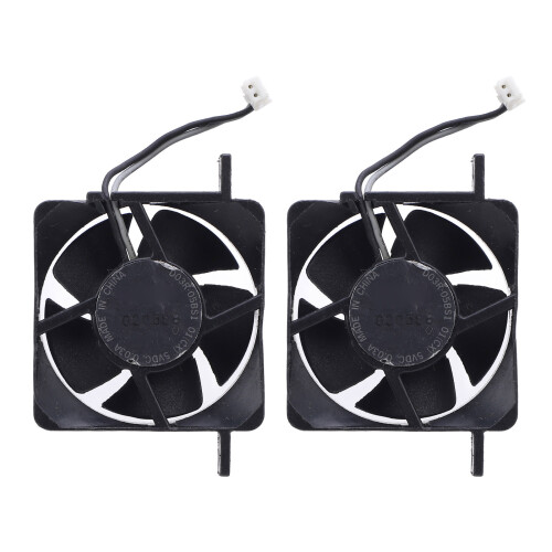 2pcs Game Console Cooling Fan Heat Dissipation Replacement