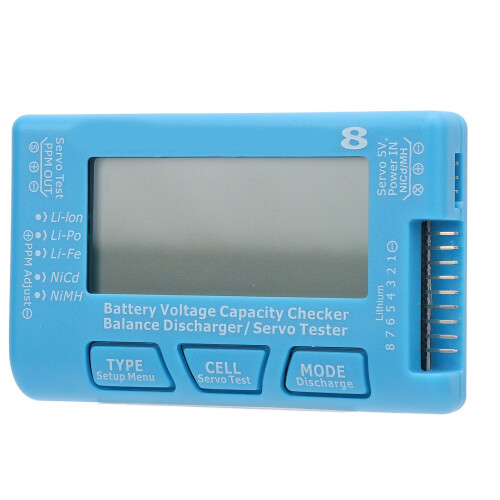 RC 8S Battery Checker LCD Backlight 2-8S Voltage Tester 1