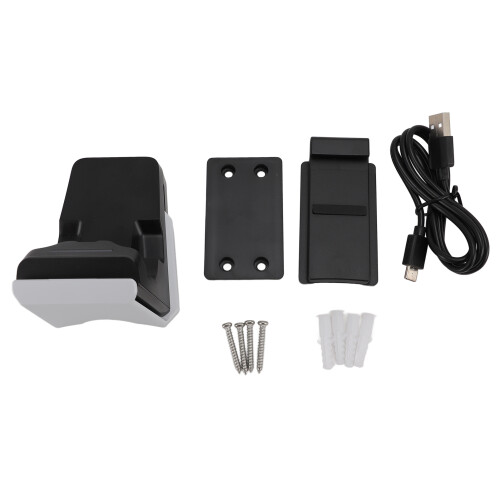 Compact Fast Charging Hanging Dock with Headphone Hook