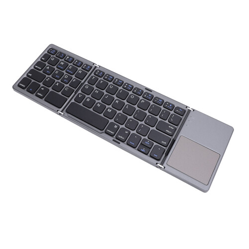 Foldable Bluetooth Keyboard Portable Wireless Travel with Touchpad 1