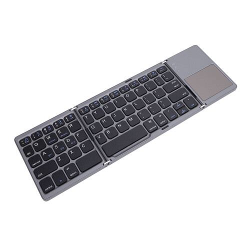 Foldable Bluetooth Keyboard Portable Wireless Travel with Touchpad 2