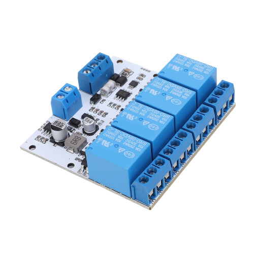 4 Channel Relay Module 9600bps Auto Switch Optocoupler for Modbus RTU 2