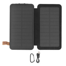 Solar Power Bank 8000mAh 2 Panels 18W Fast Charging USB A C