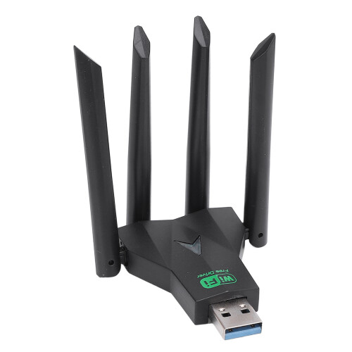Wireless Network Adapter 1300Mbps Dual Band 2.4G 5GHz USB WiFi 2