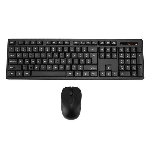2.4G Wireless Keyboard Mouse Ergonomic Combo
