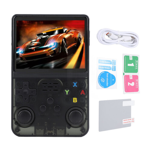 (64GB) R36S Handheld Game Console 3.5in IPS 3200mAh 128GB Linux Retro