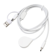 2 in 1 USB Type C Fast Charging Cable for iPhone 15 Pro Max Watch