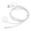 2 in 1 USB Type C Fast Charging Cable for iPhone 15 Pro Max Watch 2