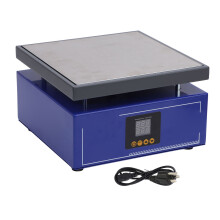 (US Plug 100‑240V) Preheat Station 200x200mm Dual Display 600W LED Electric Hot Plate