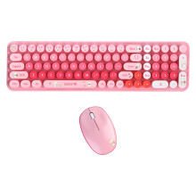 Mofii BabyBear 2.4G Wireless Keyboard Mouse Set Ergonomic Silent USB