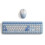 Mofii 110-Key Ultra-Slim Wireless Keyboard Mouse Set 1200DPI USB 1