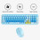 Mofii BabyBear 2.4G Wireless Keyboard Mouse Set Ergonomic Silent USB 4