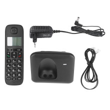 (US Plug) Cordless Phone Multiple Device Caller ID 1.6 Inch LCD EU Plug