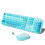 MOFII Wireless Keyboard Mouse Set 104 Keys Mixed Color USB Office 2