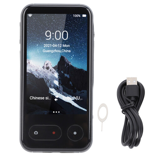 Language Translator 138 Languages Offline Dual Mic Noise Canceling