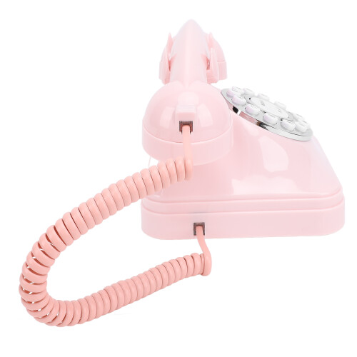 Retro Rotary Dial Phone Clear Voice Number Storage Corded 1