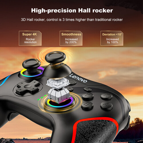 Wireless Game Controller 6-Axis Gyroscope Rechargeable BT for Android 2