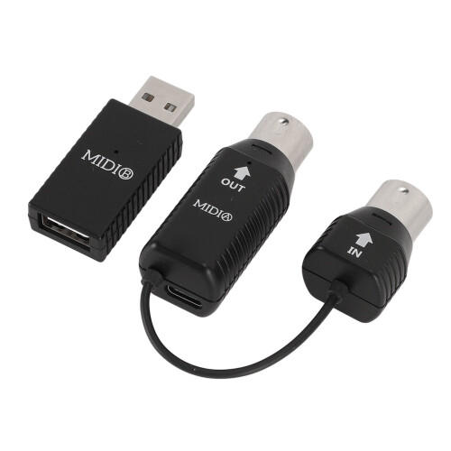 Wireless MIDI Adapter MIDI to USB for Digital Piano 2