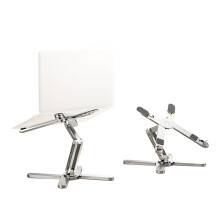 Laptop Stand 360 Rotating Metal Foldable 16" Ergonomic
