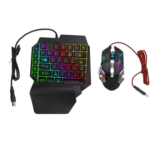 Gaming Keyboard Mouse Converter 4-in-1 Mobile Adapter Phone Holder 1