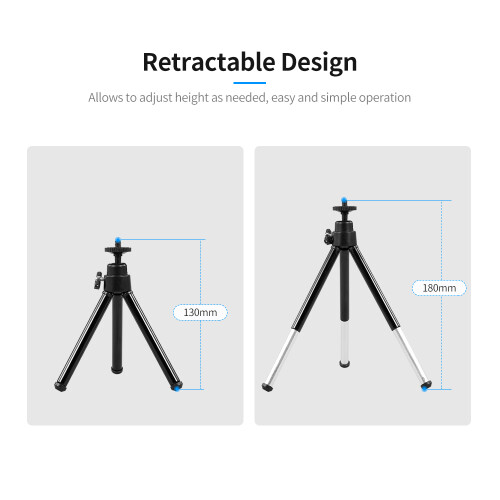 Mini Portable Webcam Tripod for Smartphone Webcam Desktop Phone Stand 1