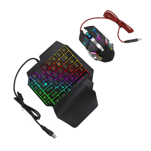 Gaming Keyboard Mouse Converter 4-in-1 Mobile Adapter Phone Holder 2