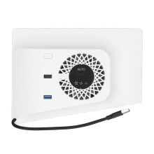 Console Cooling Fan Plate Temp Control RGB Game Cooler 2 USB