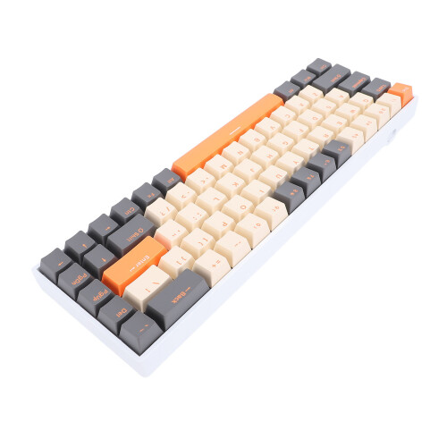 68 Keys Mechanical Keyboard RGB Backlit Red Switch Wireless Type C 2