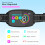 Anti-Barking Collar Beep Vibration IP67 Waterproof 15D 8-120LBS 1